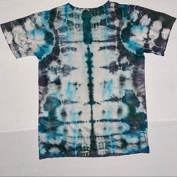 Kurt Cobain Custom Tie Dyed Upcycled T-Shirt Small - Picture 2 of 5